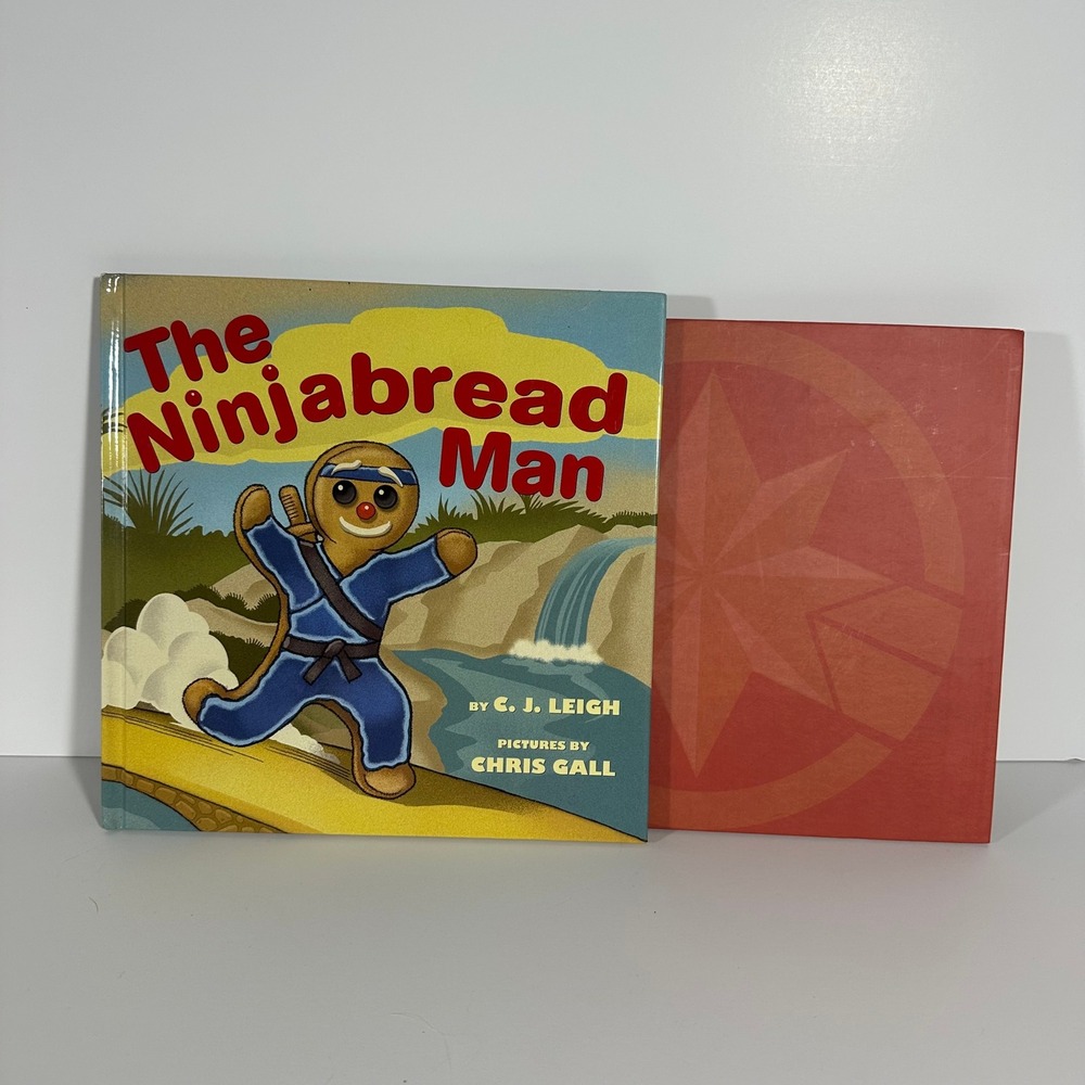 The Ninjabread Man Hardcover Childrens Book by CJ Leigh Chris Gall & Marvel Book